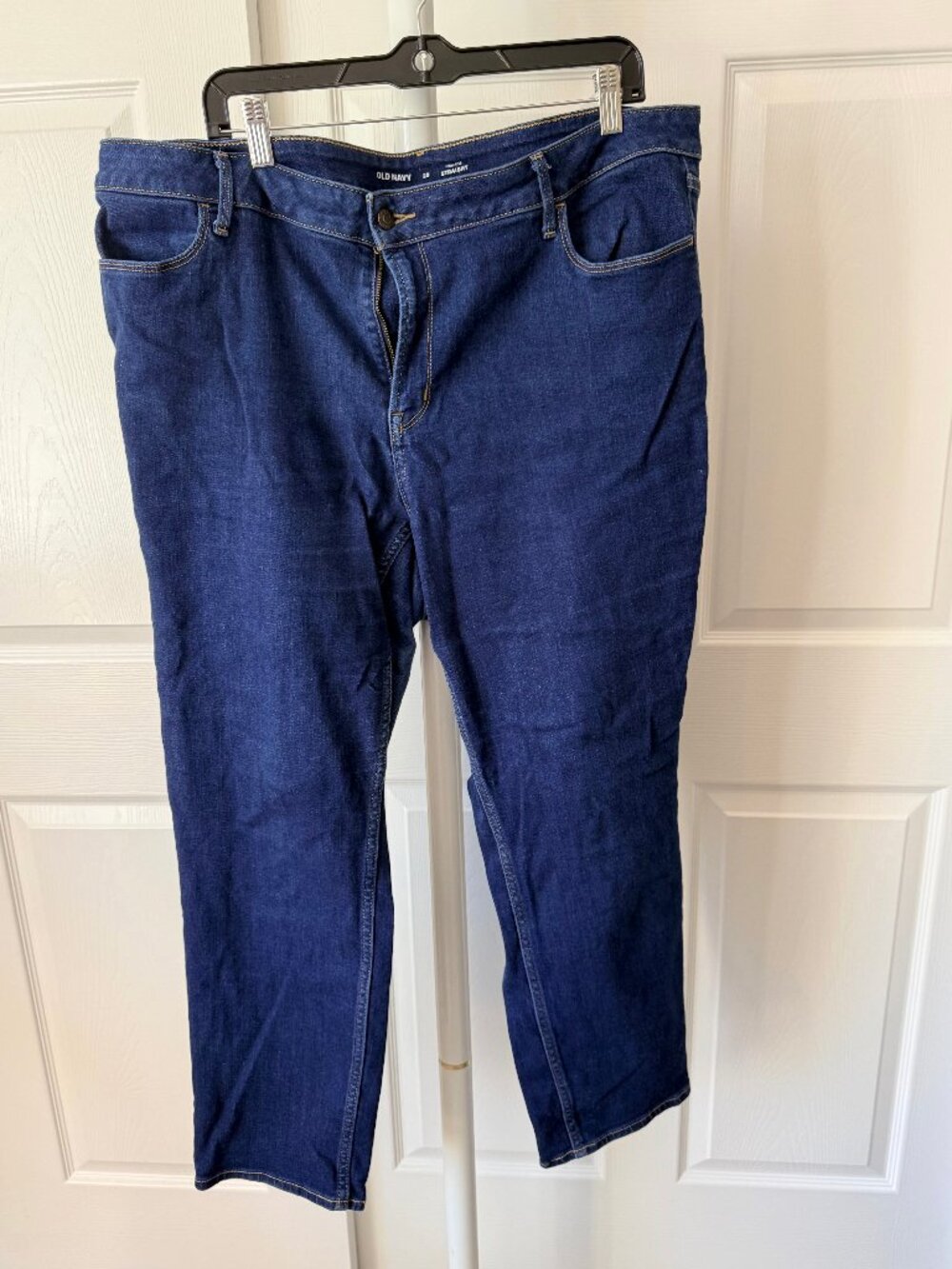 Old Navy High-Rise Straight Dark Wash Jeans Size 20